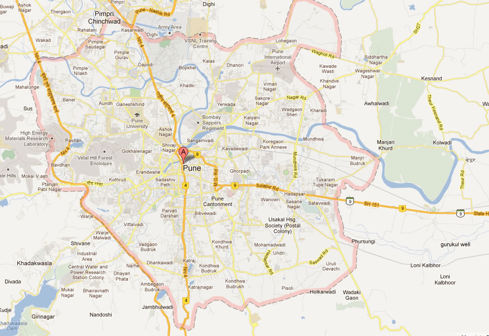 map of pune